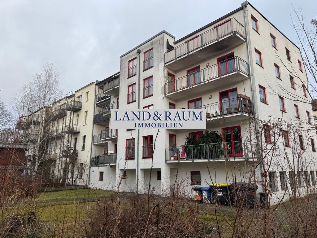 Ansicht Westseite mit Balkon II. OG