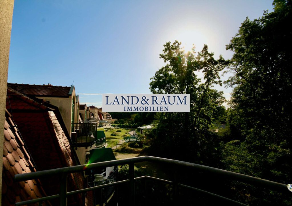 Balkonaussicht zum Golfplatz